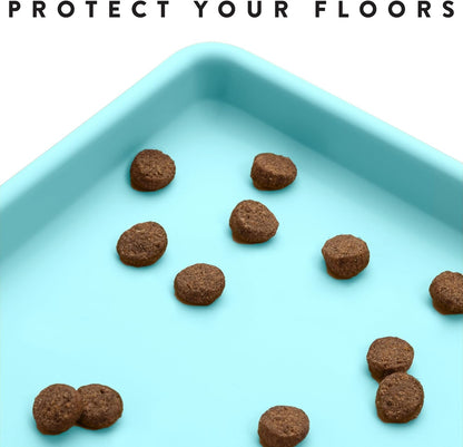 Waterproof Silicone Pet Feeding Mat | Non-Slip Food & Water Bowl Placement Pad