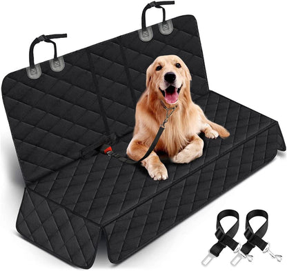 Premium Waterproof Dog Seat Cover | Scratchproof, Non-Slip Back Seat Hammock