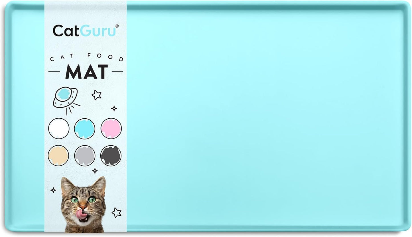 Waterproof Silicone Pet Feeding Mat | Non-Slip Food & Water Bowl Placement Pad